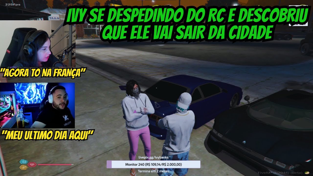 IVY CHAMOU O RC P FALAR SOBRE SAIDA DA ELEMENTS E DESCOBRIU QUE RC VAI SAIR DA METROPOLE!!!