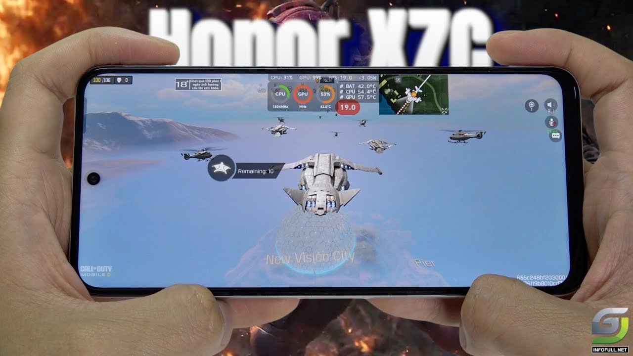 Honor X7c test game Call of Duty Mobile CODM | Snapdragon 685