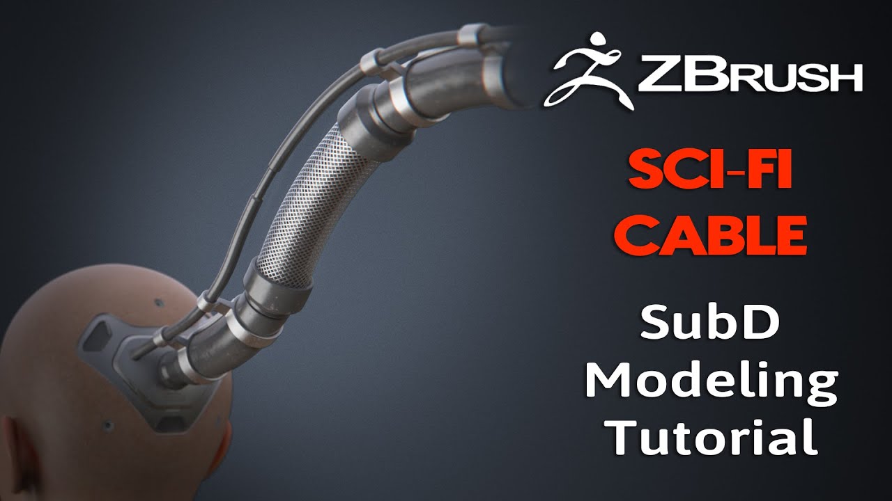 Zbrush Modeling Tutorial | Sci-Fi Cable