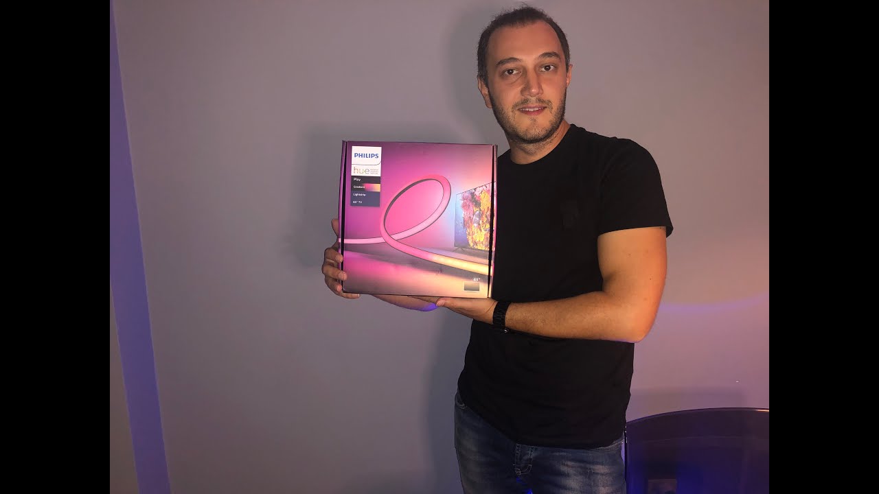 Philips Hue Gradient Lightstrip Kutu A&ccedil;ılışı ve Kurulum.Televizyonlara Ambilight Ozelliği kazandırma
