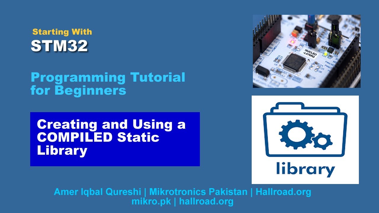 STM32 for Beginners | Creating and using Compiled Static Library in STM32CubeIDE