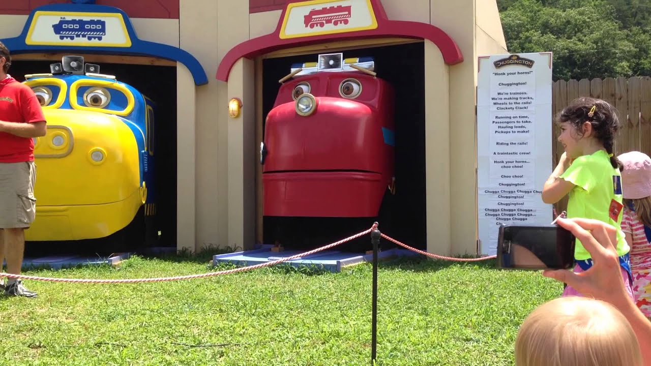 REAL Chuggington Engines Sing Chuggington Theme Song!