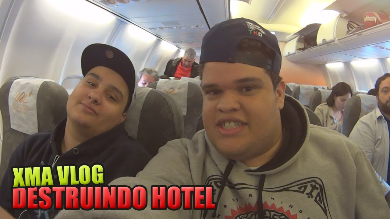 X5MA VLOG - DESTRUINDO HOTEL, PRESOS NO AEROPORTO? ‹ AM3NIC ›