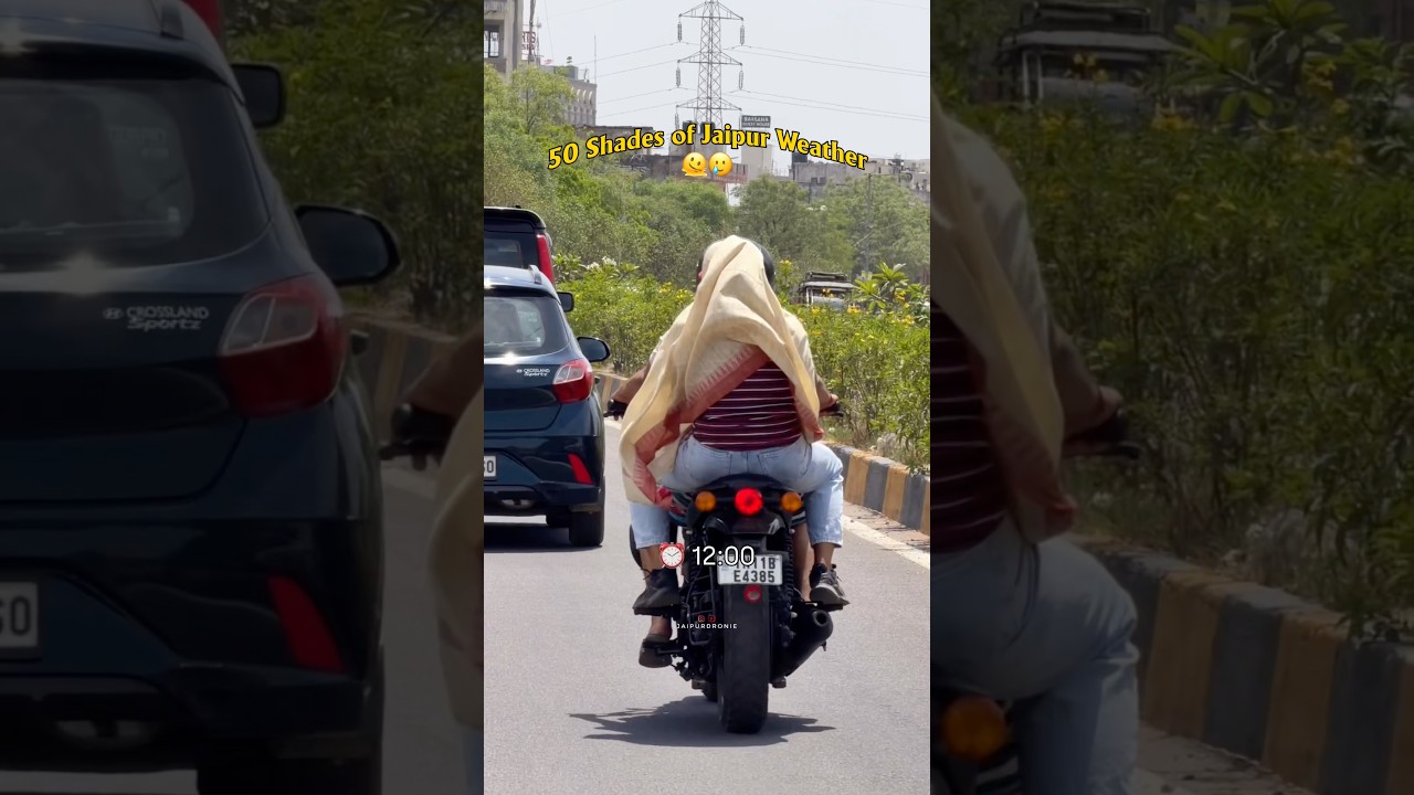 50 shades of jaipur weather these days🫠🥵