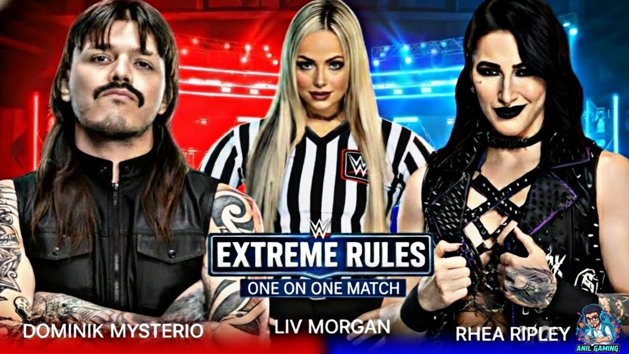 WWE 2K25 – Dominik Mysterio vs Rhea Ripley | Special Guest Referee Liv Morgan | INSANE MATCH | WWE 