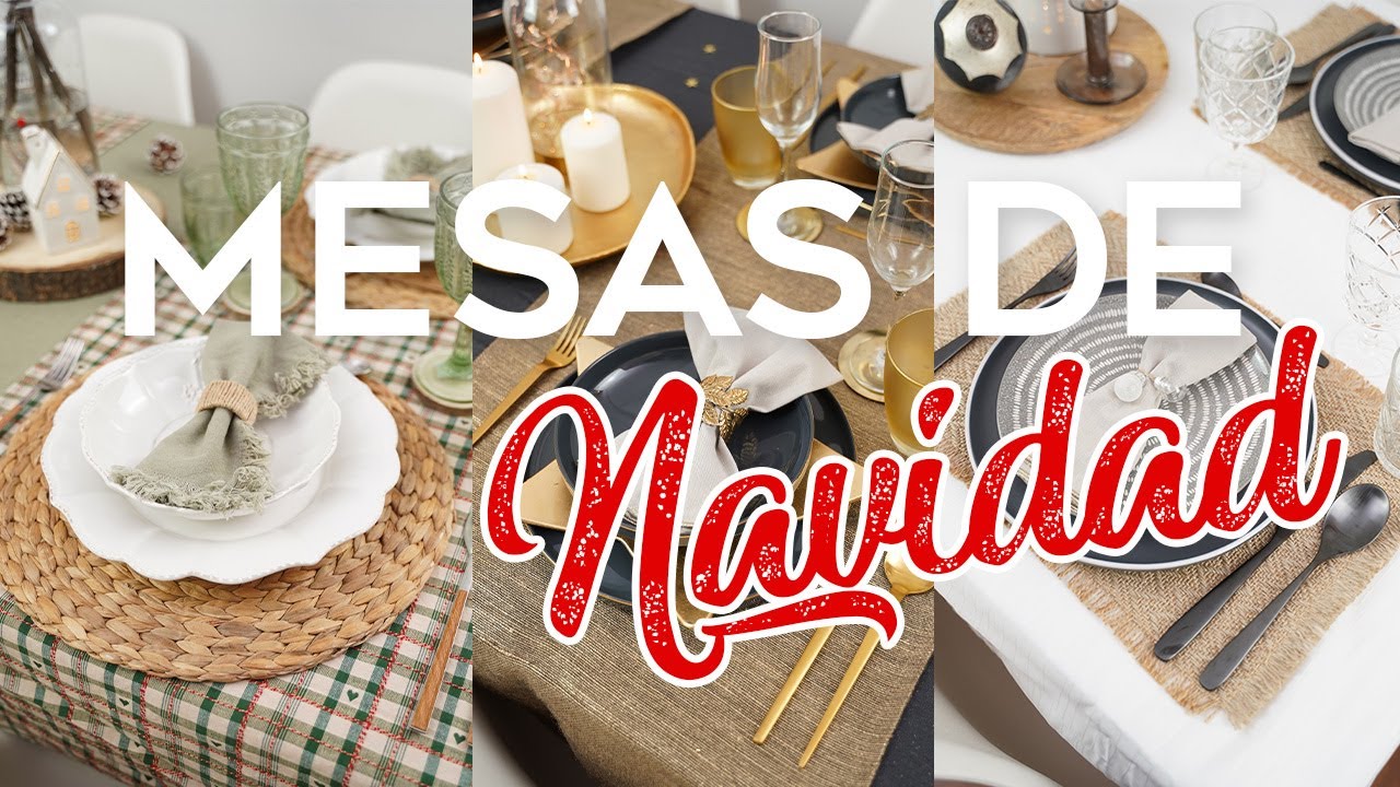 4 Mesas de Navidad 2021| Decoración