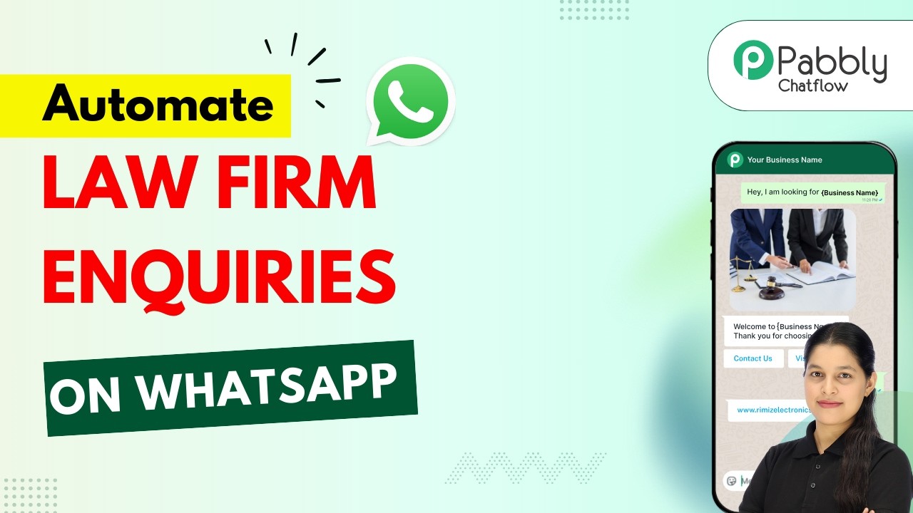 Automate Law Firm Enquiries with a WhatsApp Chatbot