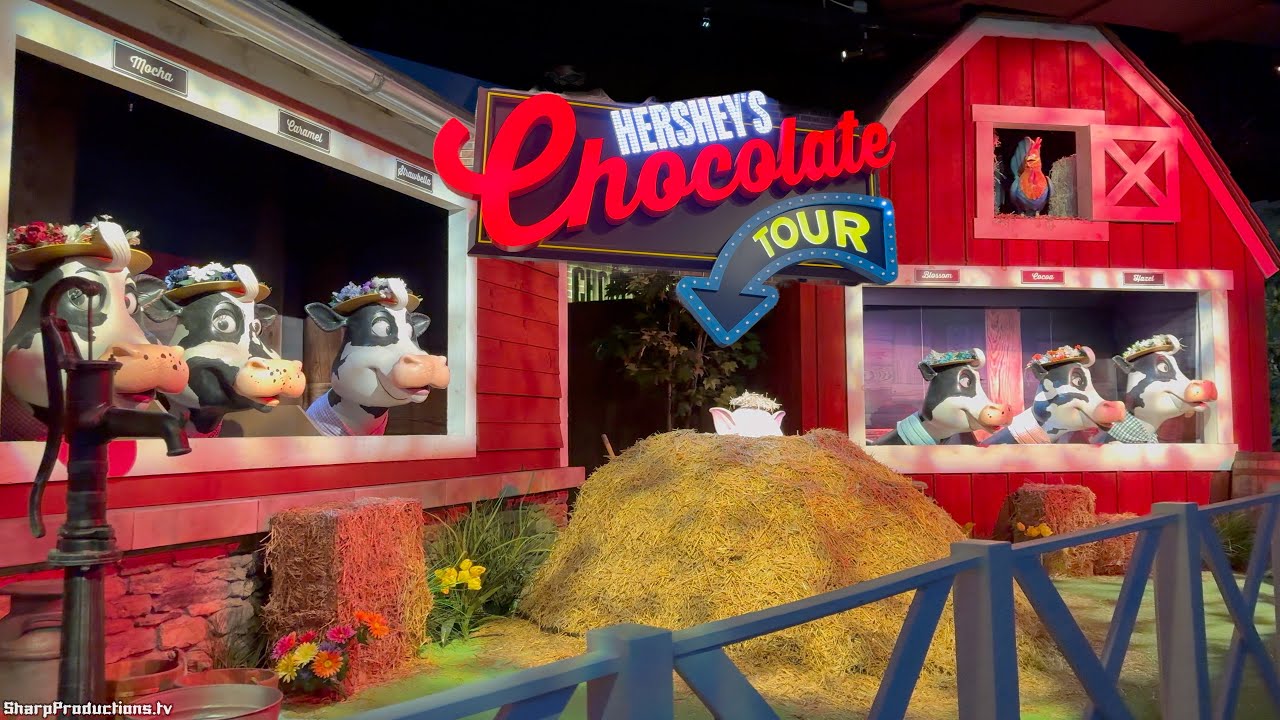 Шоколадная экскурсия Hershey's в парке Hersheypark.