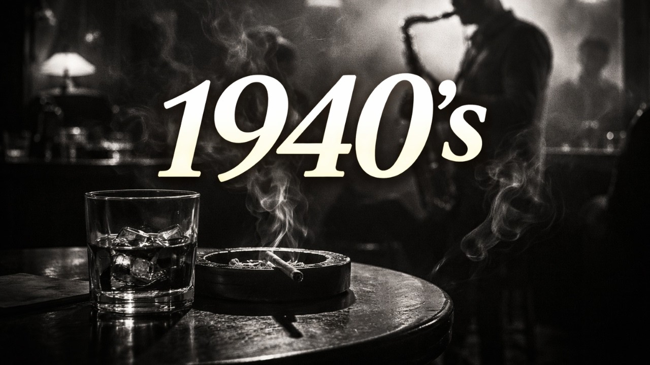 Smoky Night Jazz – 1940s Vintage Noir Club Ambience