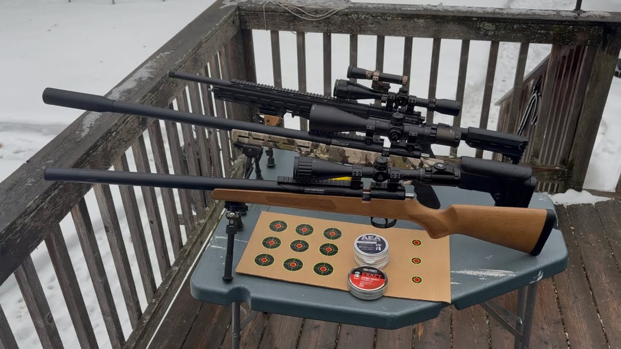 Сравнение Snowpeak M30B и Barra 250Z (часть 2) на дистанции 50 ярдов.