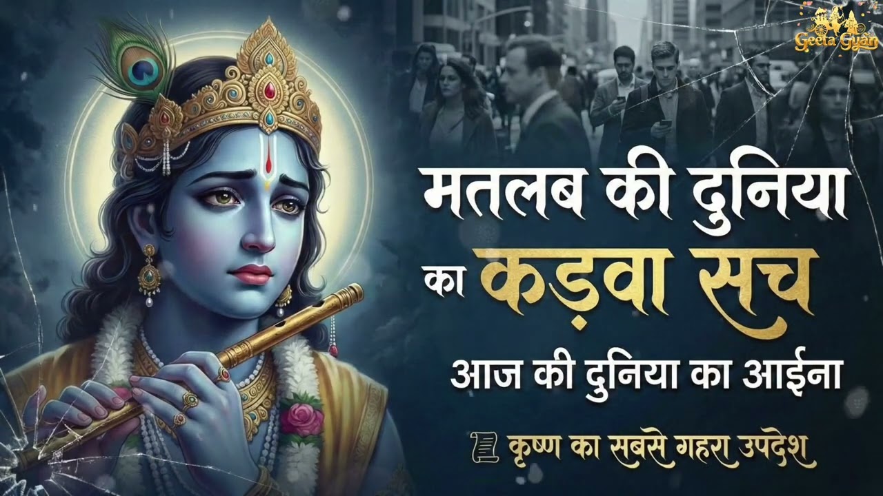 मतलब की दुनिया – श्री कृष्ण का अंतिम सत्य | कृष्ण उपदेश | Motivational Krishna Updesh | Geeta Gyan