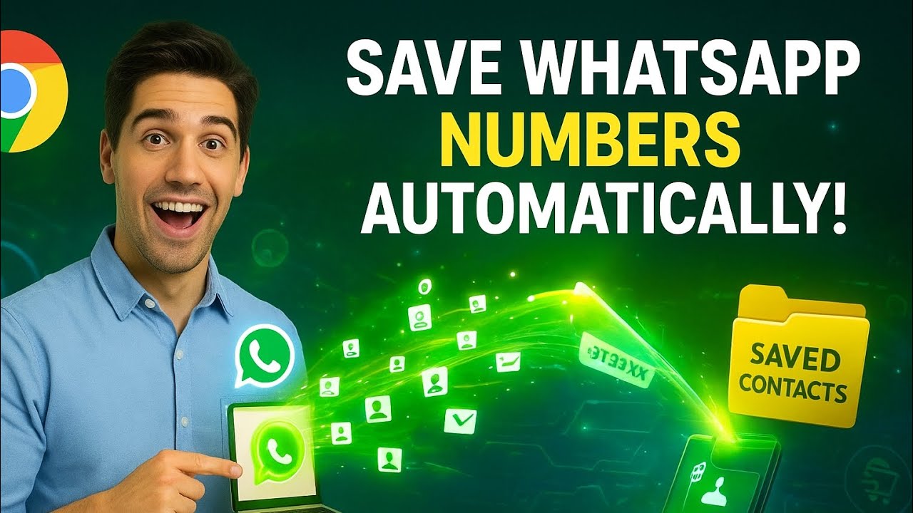 Autosave Contacts Chrome Extension Tutorial | Best Way to Save WhatsApp Numbers Automatically