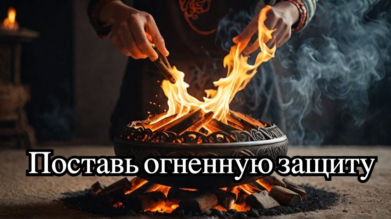 Обряд - оберег от врага и порчи. Как поставить защиту через огонь.