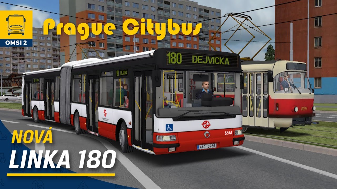 OMSI 2 #137 - Prague Citybus: NOV&Aacute; mapa s linkou 180 & Add-Onov&aacute; Agora L &euro;3 v Praze