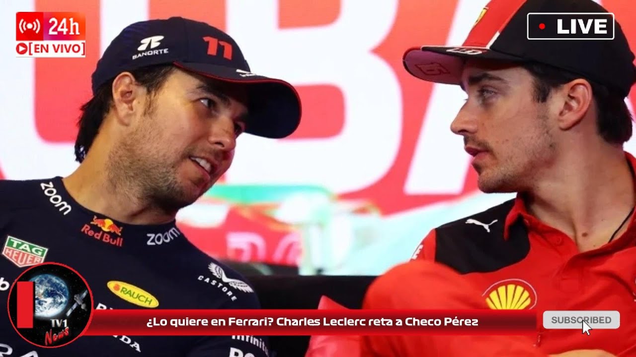 ¿Lo quiere en Ferrari? Charles Leclerc reta a Checo Pérez