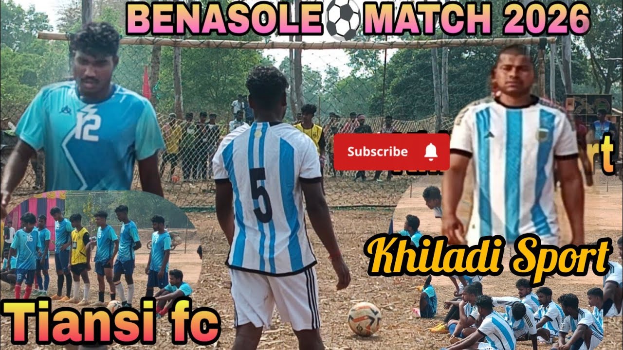 KHILADI SPORT FC 🆚 TIANSI FC Penalty kick 1st ground Benasole football tournament 2026