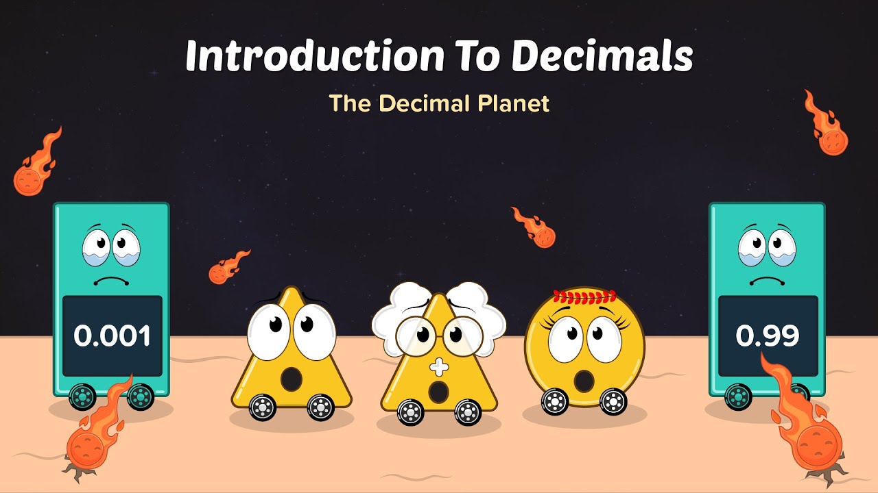 Math Story : Introduction To Decimals | The Decimal Planet | Maths Home School | Math Kids Stories