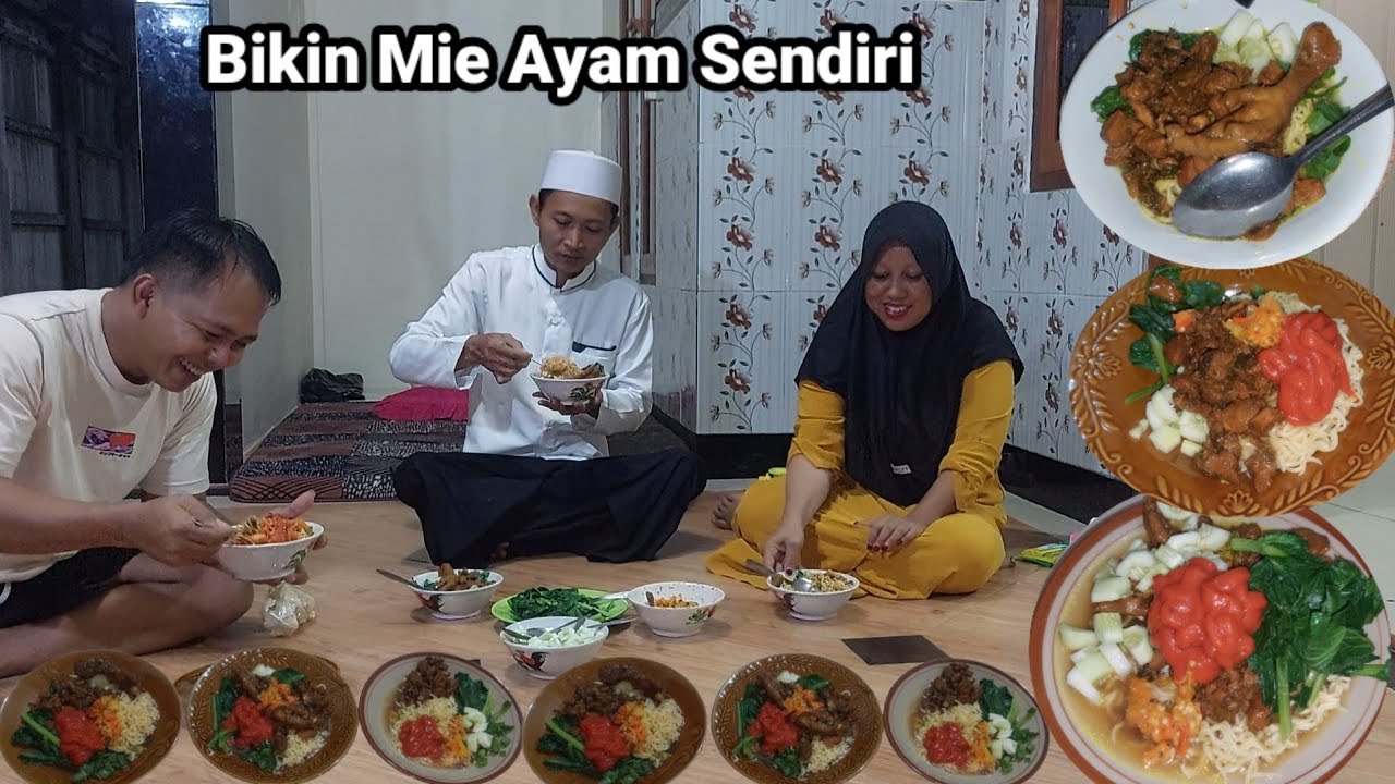 Bikin Mie Ayam Sendiri‼️Resep Simpel Dan Mudah