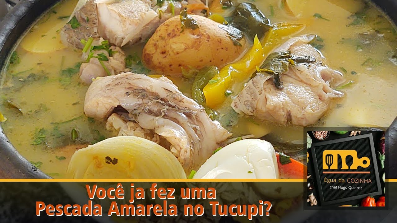 CALDEIRADA DE PESCADA AMARELA NO TUCUPI /  YELLOW HAKE BOILER IN TUCUPI / #05eguadacozinha