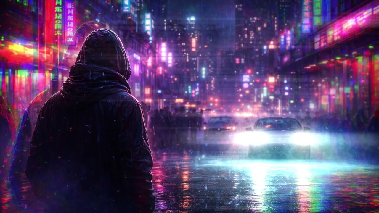 Distant Headlights | Dark Cyberpunk Instrumental | Neon Noir Atmosphere