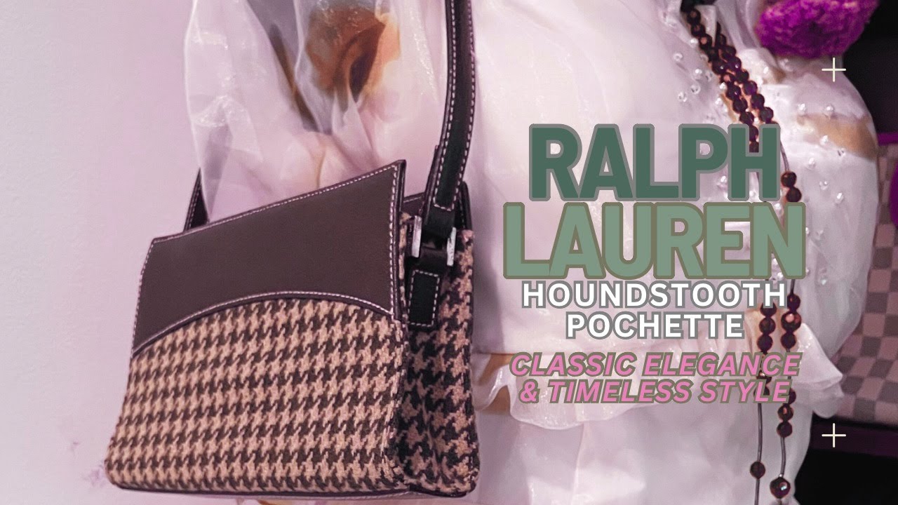 Ralph Lauren Houndstooth Bag Rare Find?