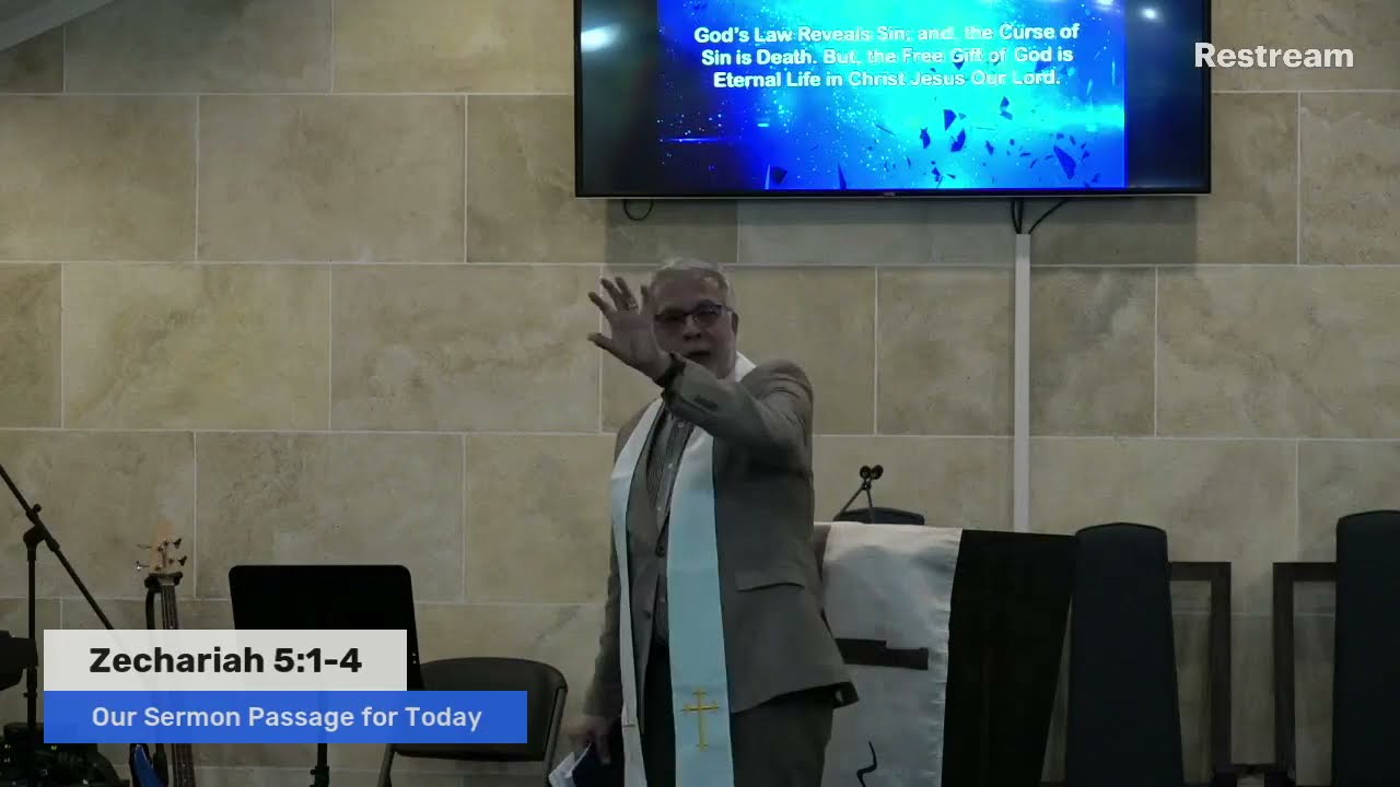 The Flying Scroll (Zechariah 5:1-4) (Sermon Only)