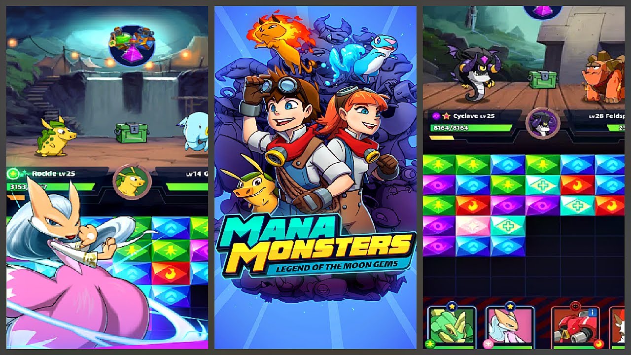 Mana Monsters: Free Epic Match 3 Game (Gameplay Android)
