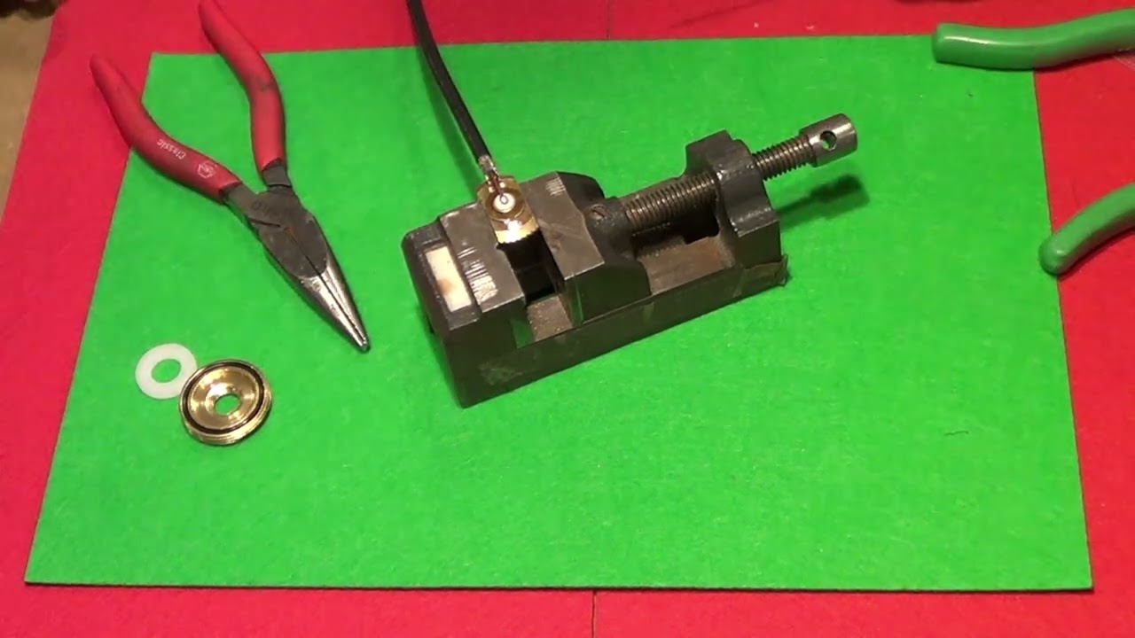 NMO Antenna connector installed on RG58