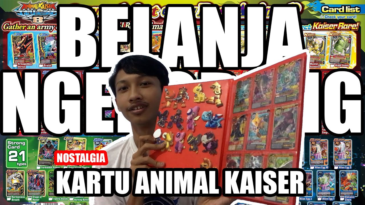 NGEBORONG KARTU ANIMAL KAISER BUAT NOSTALGIA DAN LENGKAPI KOLEKSI