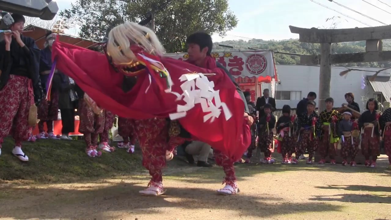 2017建部祭り（七社八幡宮神楽保存会）