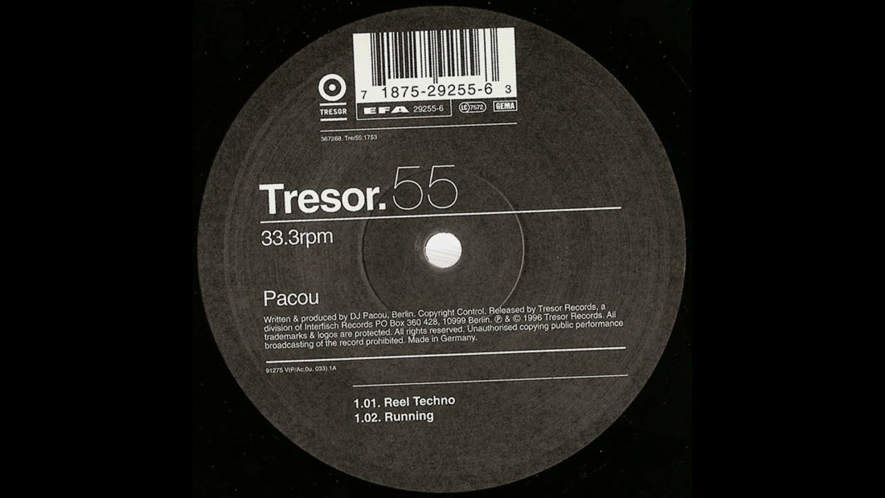 Pacou - Reel Techno EP (Tresor, 1996)