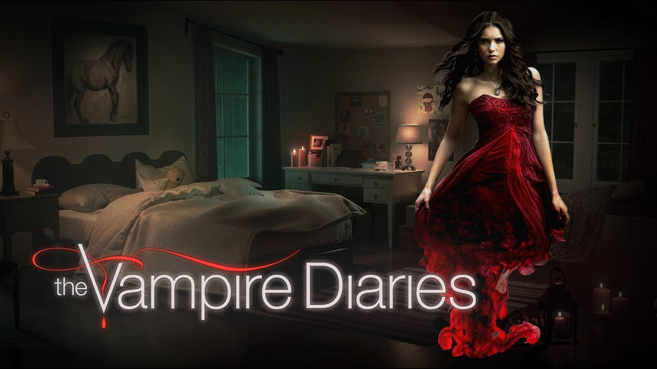 4K 🩸 The Vampire Diaries Ambience 🩸 Rainy Weather | Thunderstorm | Cozy Atmosphere [2 Hours]