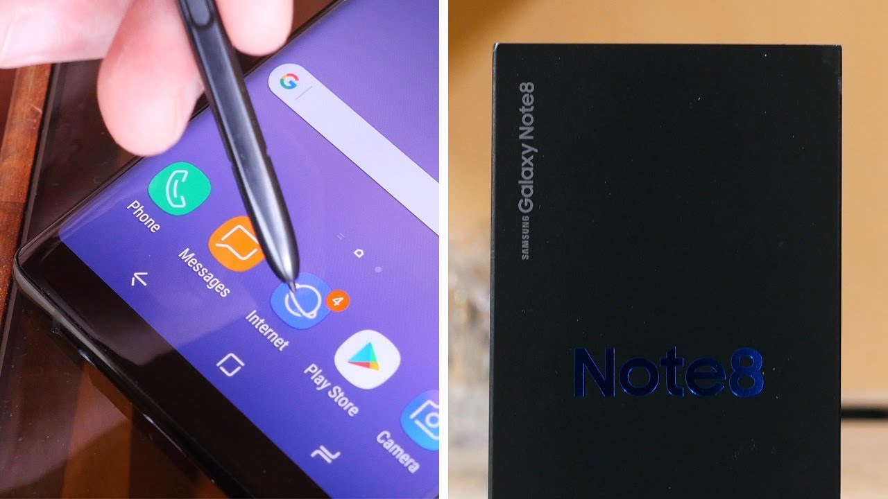 Samsung Galaxy Note 8 Unboxing and First Impressions