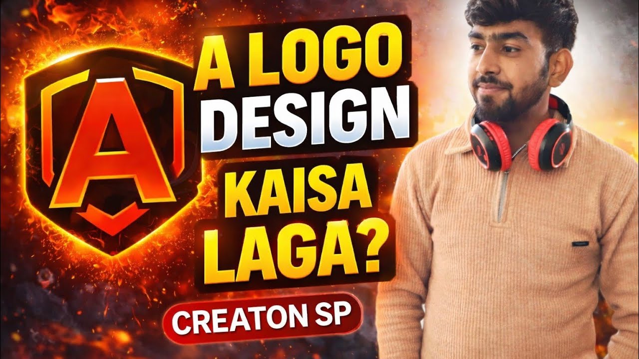 How to Creat Logo Design in Illustrator !! Illustrator me logo #Youtubetips #creater #creaton sp