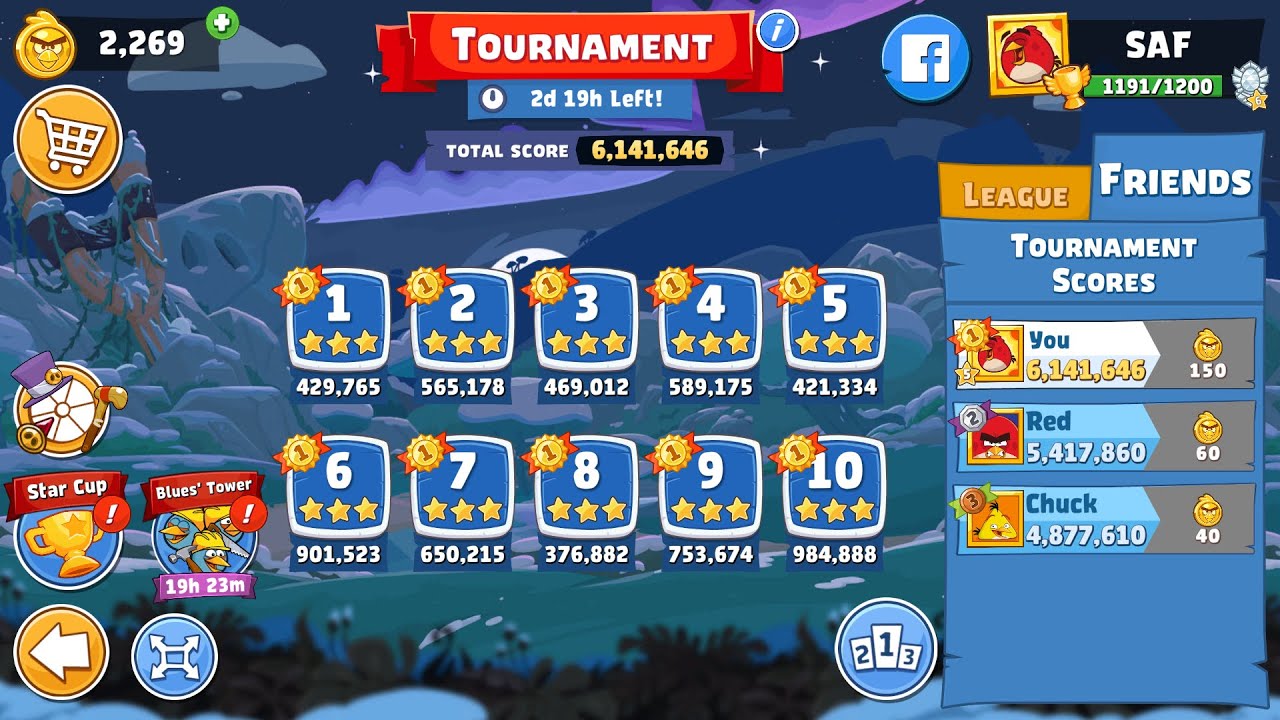 Angry Birds Friends. Tournament (08.01.2024). All levels 3 stars. Passage from Sergey Fetisov