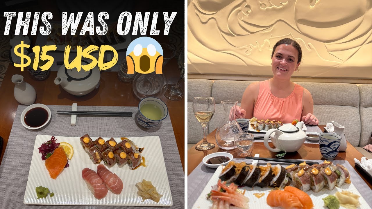 Kai Sushi Dining Review on the Diamond Princess - Princess Cruises