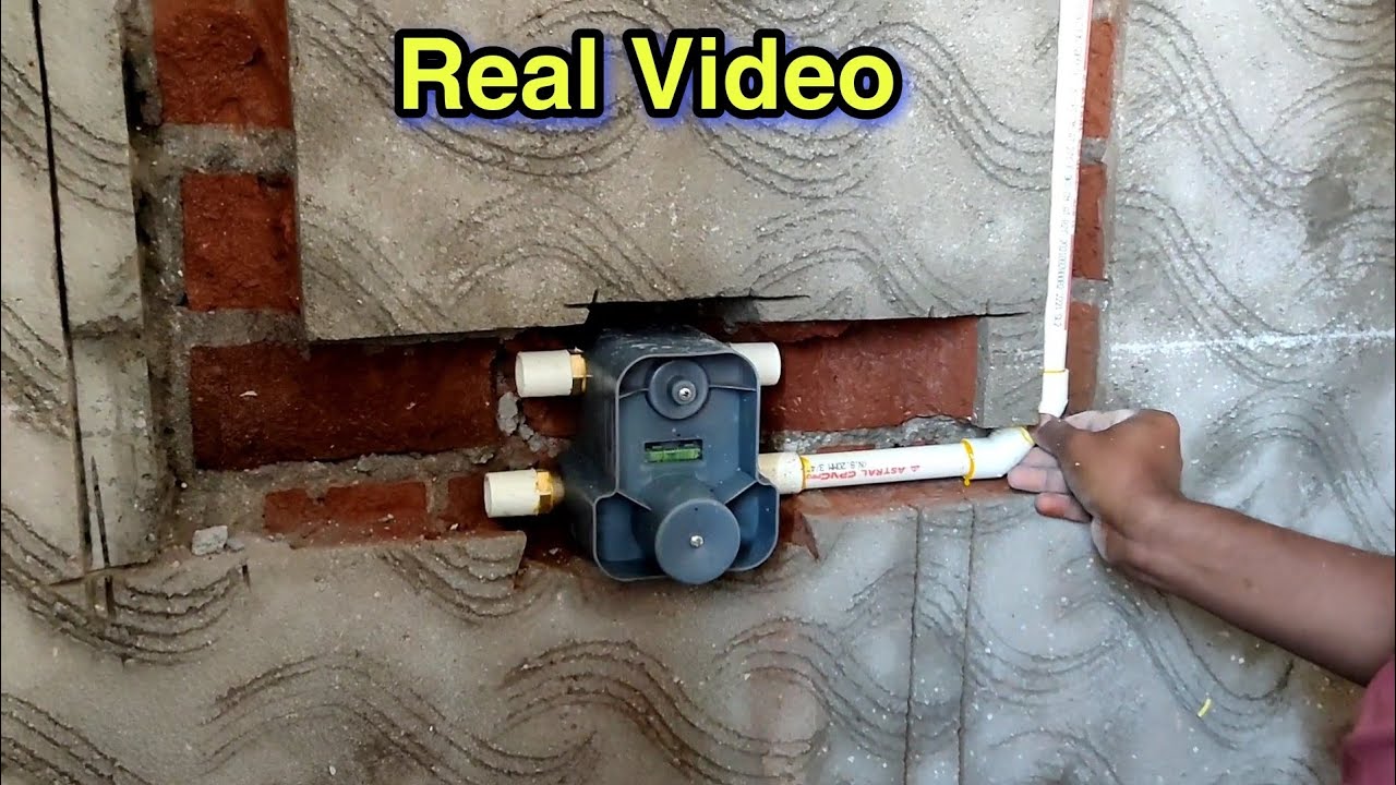 Kohler Thermostat diverter install and concealed Wiring pipe fitting