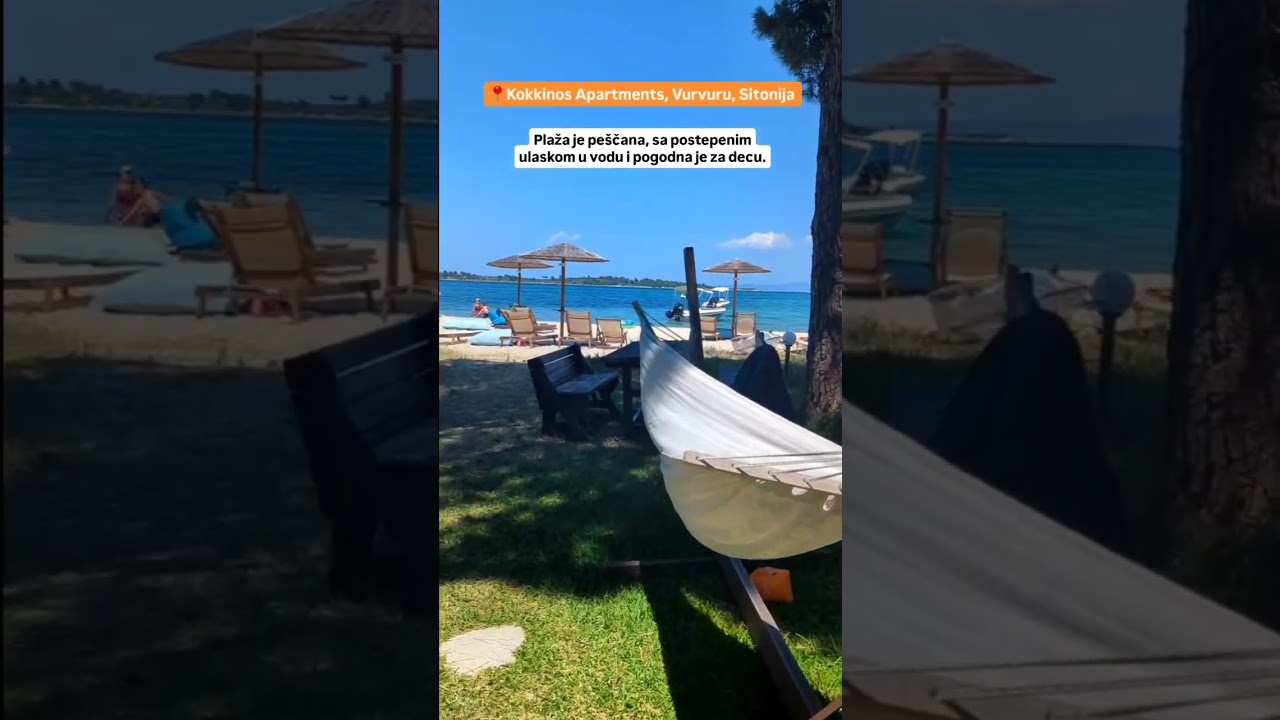 Sme&scaron;taj sa direktnim pristupom plaži u Vurvuru- Kokkinos Apartment, Vurvuru