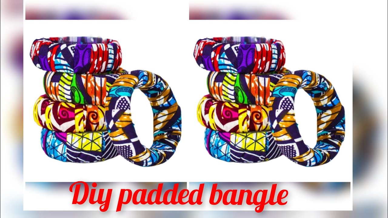 DIY Padded Ankara Bangles