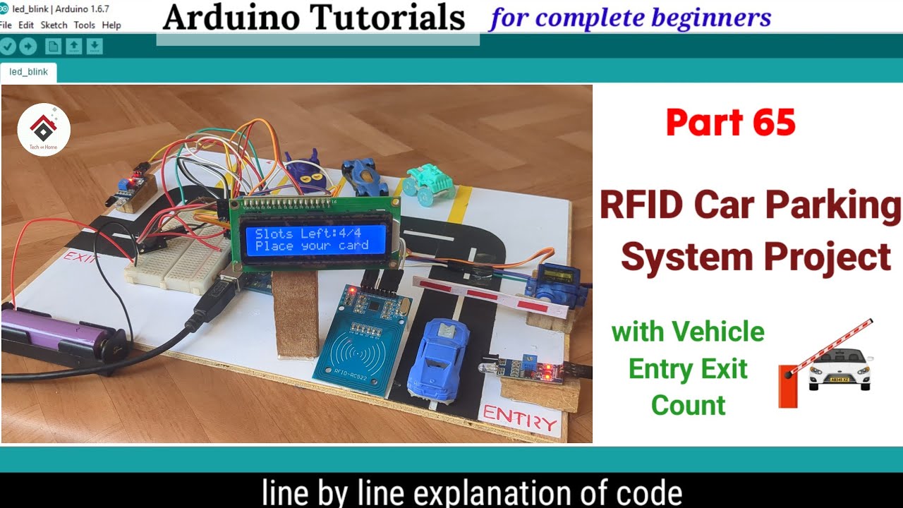 Проект системы RFID-парковки с использованием Arduino, RC522 и ИК-датчиков🚗[с КОДОМ] | Умная парк...