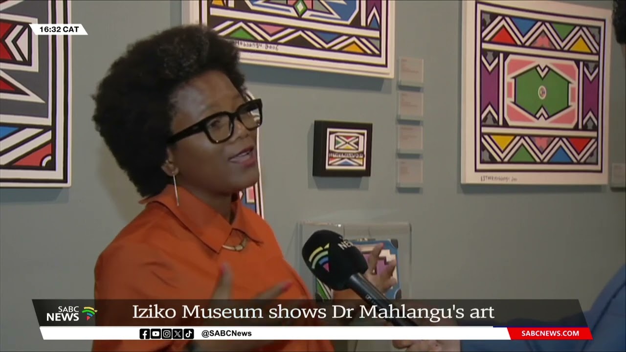 Art Exhibition | Dr Esther Mahlangu's artwork on display at Iziko South African National Gallery