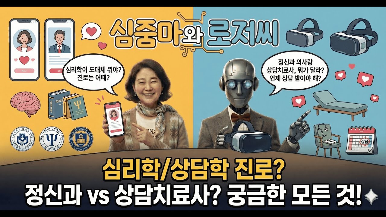 [심줌마와 로저씨] Ep 3. xxx범이 심리치료하는 나라. 상담 받기 전 꼭 확인해야 할 것들