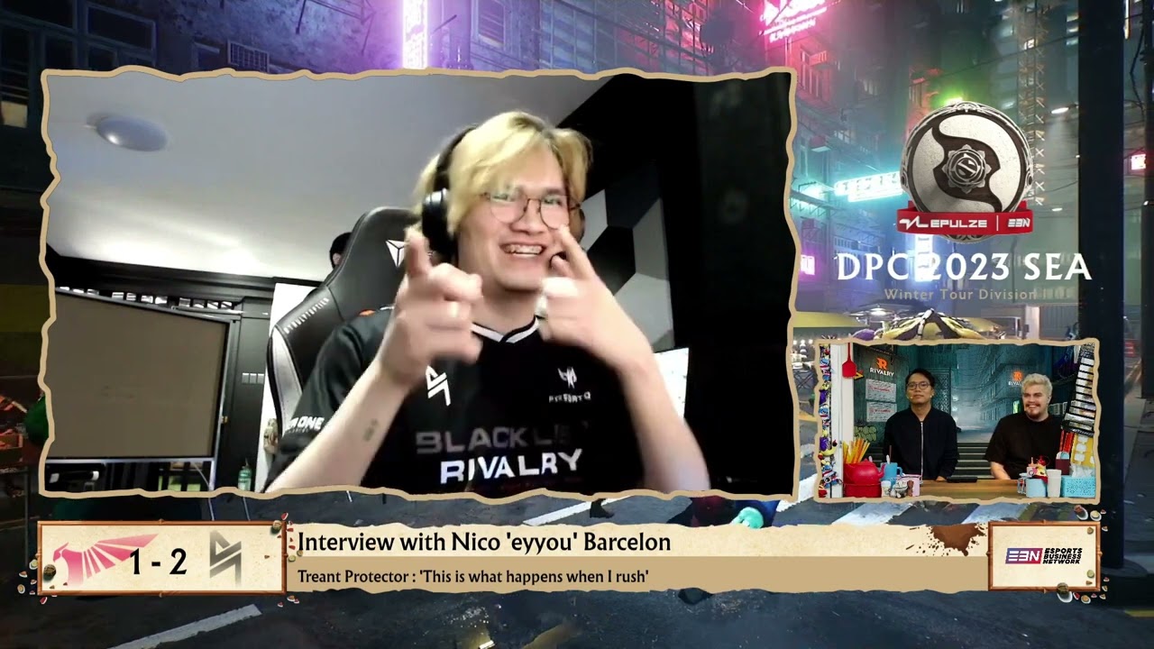 eyyou Interview | DPC | Blacklist Rivalry vs Talon |  Typical SEA Carry No BKB.