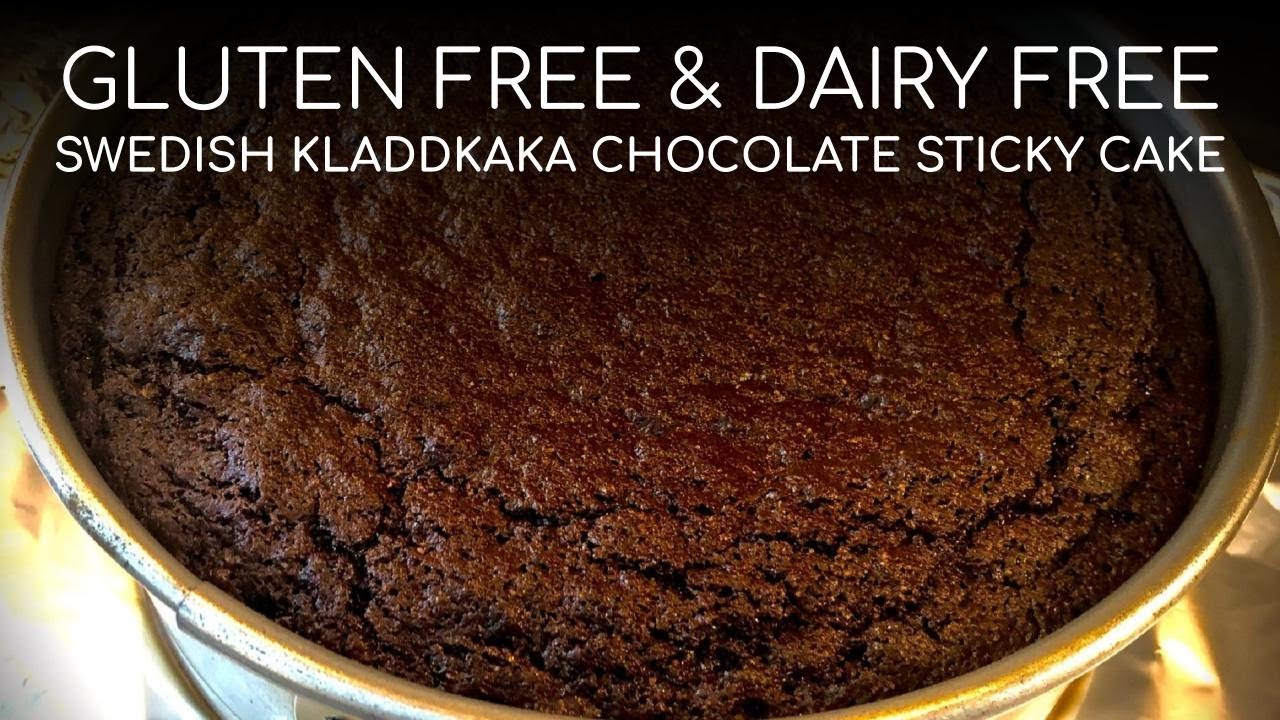 Gluten Free Dairy Free Swedish Kladdkaka Sticky Chocolate Cake Recipe