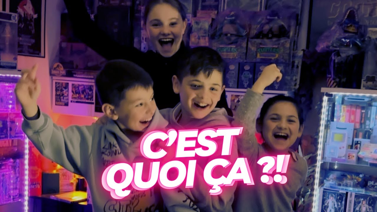 4 ENFANTS, 4 COLIS MYSTÈRES… ET DES TRÉSORS INCROYABLES 😱