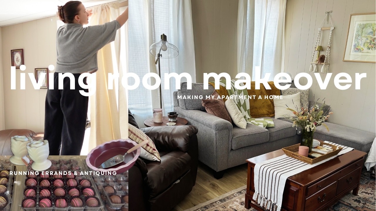making my apartment feel like home: part 1 🕯️🛋️🪴