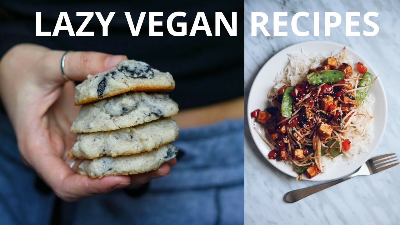 EASY VEGAN RECIPES FOR LAZY DAYS