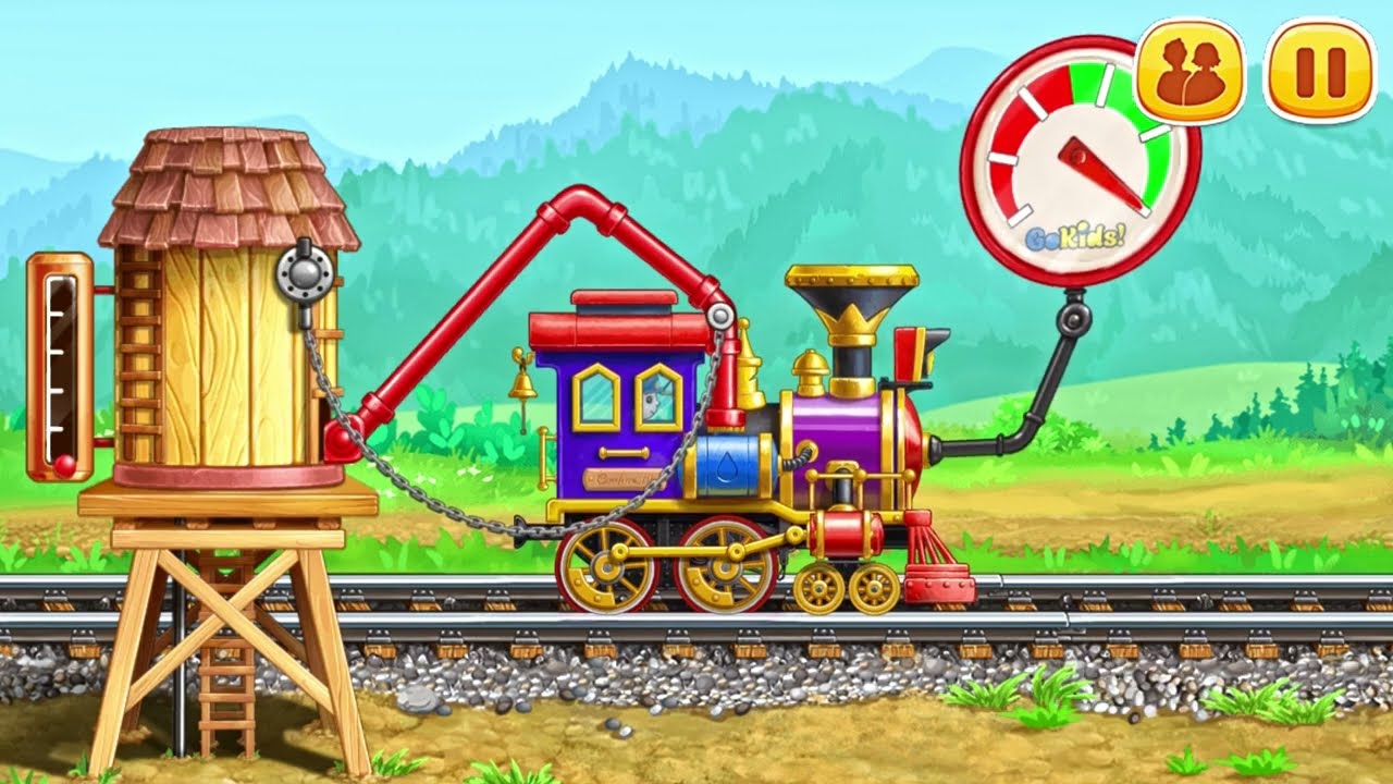 Var&aacute;zslatos vas&uacute;t&eacute;p&iacute;t&eacute;s 🛤️🪄 Vonatos mese magyarul 🚆🚞 &Eacute;p&uuml;l a var&aacute;zsl&oacute;k vas&uacute;t&aacute;llom&aacute;sa! 🚄