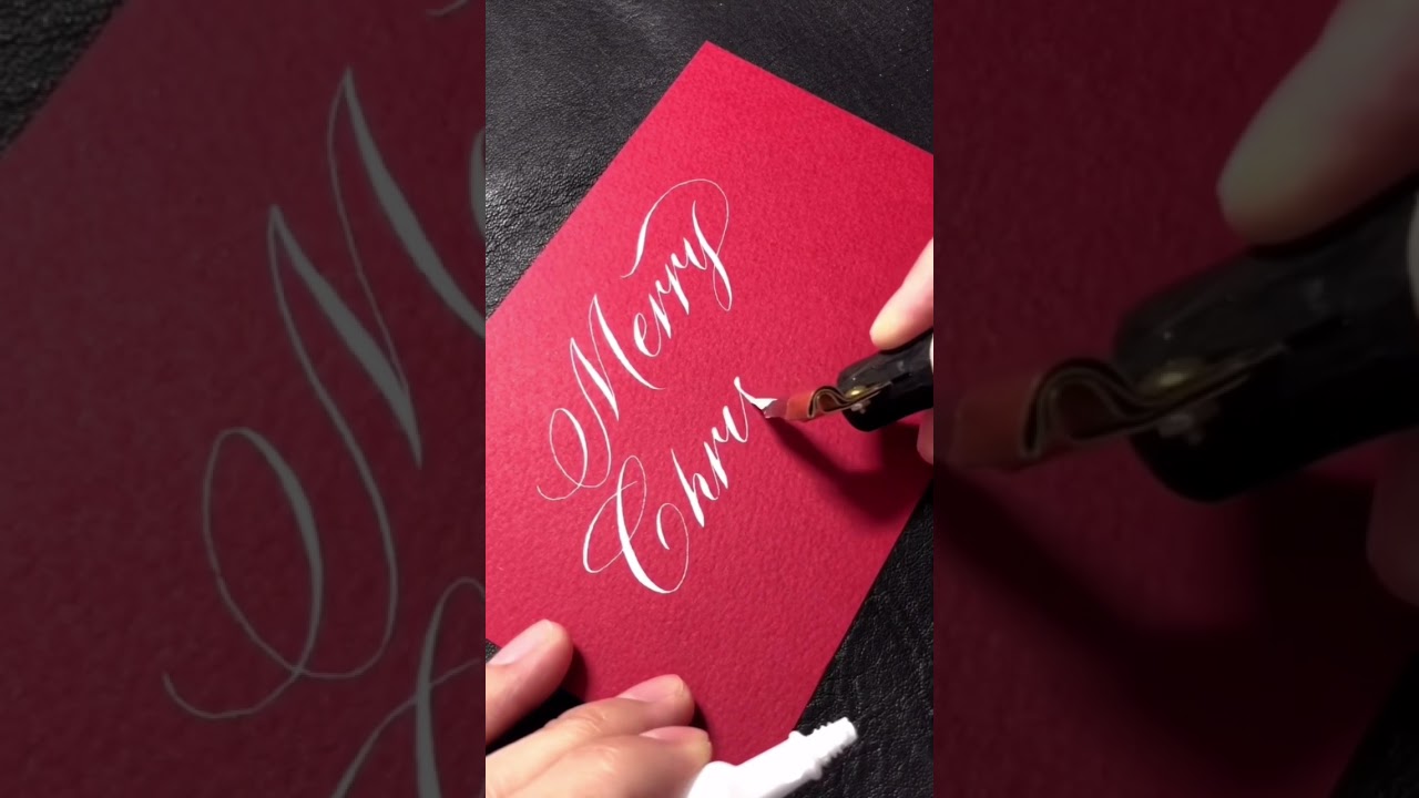 Merry Christmas #calligraphy