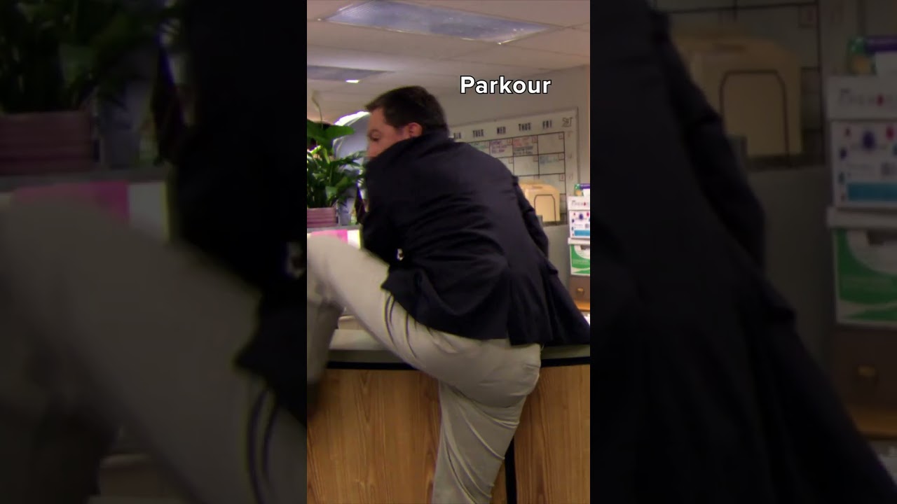 Extreme Parkour au travail #TheOffice